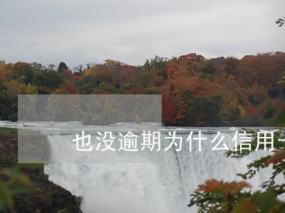也没逾期为什么信用卡降额