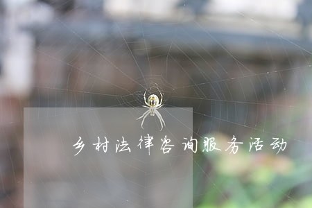 乡村法律咨询服务活动 乡村法律咨询服务活动