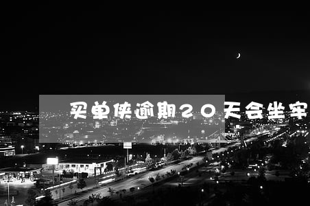 买单侠逾期20天会坐牢吗 买单侠逾期20天会坐牢吗
