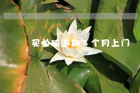 买单侠逾期3个月上门 买单侠逾期3个月上门