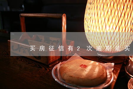 买房征信有2次逾期能买吗 买房征信有2次逾期能买吗