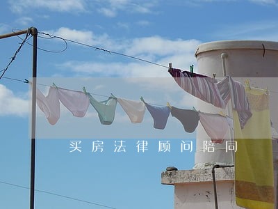 买房法律顾问陪同 买房法律顾问陪同