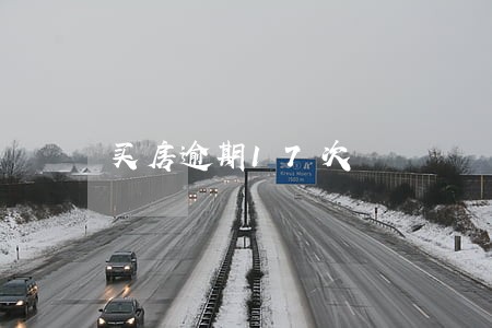 买房逾期17次
