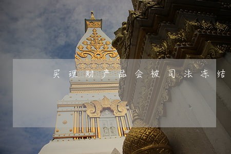 买理财产品会被司法冻结吗 买理财产品会被司法冻结吗