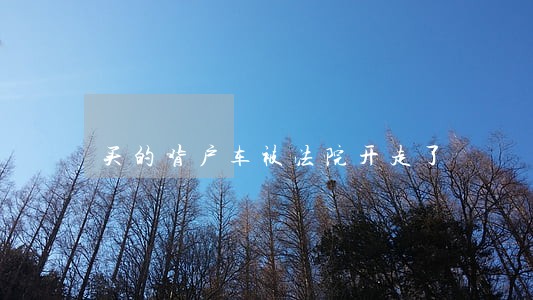 买的背户车被法院开走了 买的背户车被法院开走了