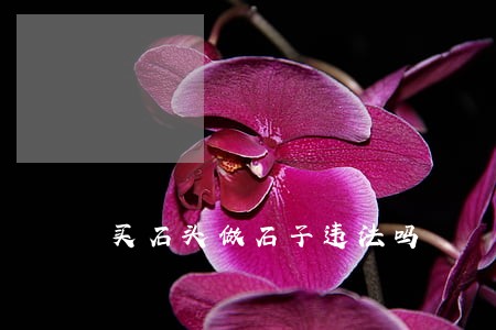 买石头做石子违法吗 买石头做石子违法吗