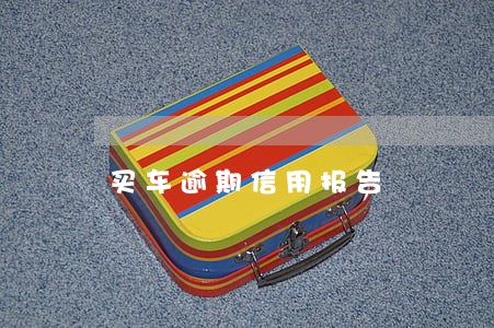 买车逾期信用报告 买车逾期信用报告