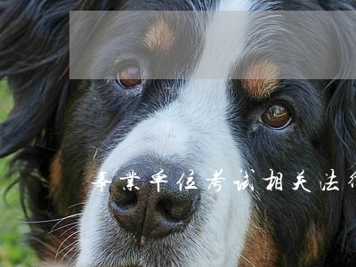 事业单位考试相关法律咨询 事业单位考试相关法律咨询