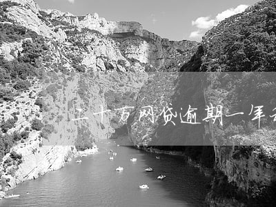 二十万网贷逾期一年利息多少钱 二十万网贷逾期一年利息多少钱