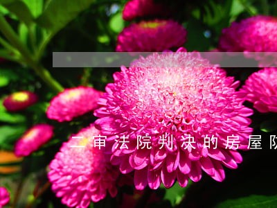二审法院判决的房屋防盗门被撬 二审法院判决的房屋防盗门被撬