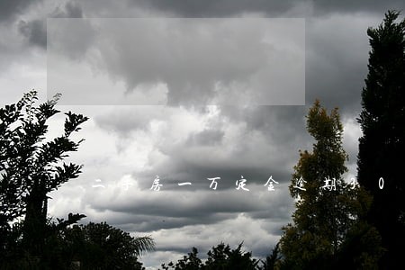 二手房一万定金逾期30天 二手房一万定金逾期30天