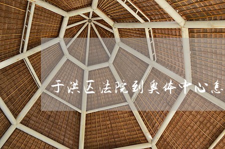 于洪区法院到奥体中心怎么走 于洪区法院到奥体中心怎么走