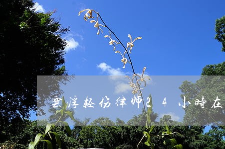 云浮轻伤律师24小时在线服务 云浮轻伤律师24小时在线服务