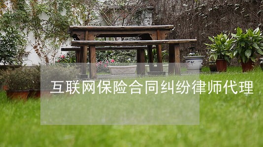 互联网保险合同纠纷律师代理 互联网保险合同纠纷律师代理