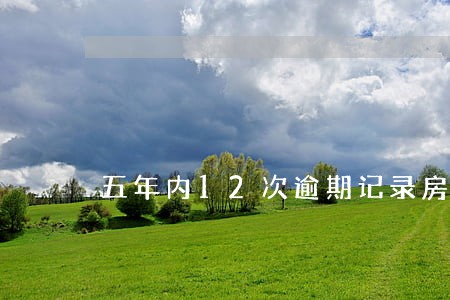 五年内12次逾期记录房贷申请 五年内12次逾期记录房贷申请
