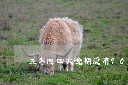 五年内四次逾期没有90天 五年内四次逾期没有90天