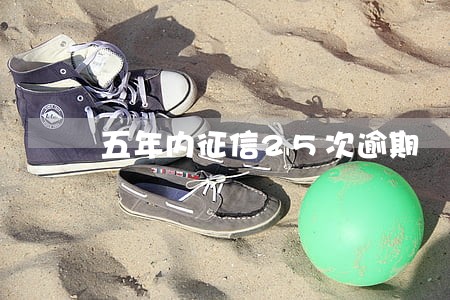 五年内征信25次逾期 五年内征信25次逾期