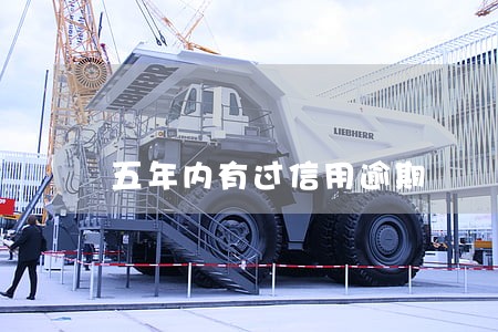 五年内有过信用逾期 五年内有过信用逾期