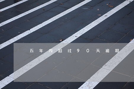 五年内超过90天逾期 五年内超过90天逾期