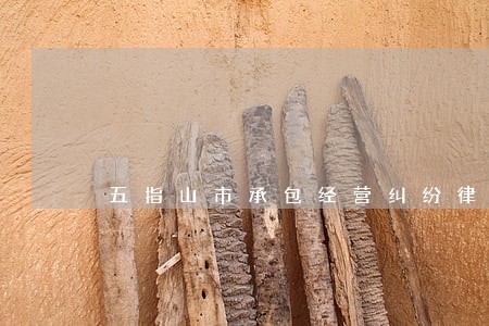 五指山市承包经营纠纷律师 五指山市承包经营纠纷律师