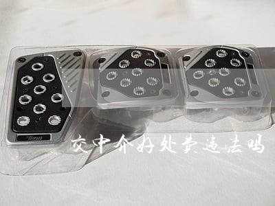 交中介好处费违法吗 交中介好处费违法吗