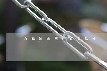 交强险逾期1天罚款吗 交强险逾期1天罚款吗
