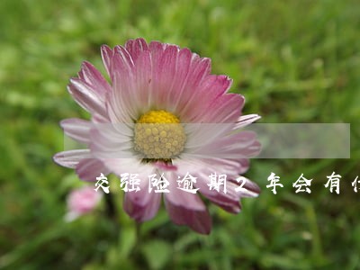 交强险逾期2年会有什么情况 交强险逾期2年会有什么情况