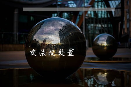 交法院处置 交法院处置