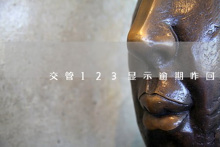 交管123显示逾期咋回事 交管123显示逾期咋回事
