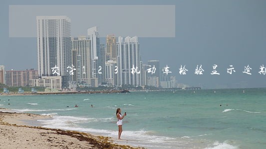 交管123机动车检验显示逾期