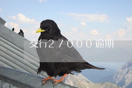 交行27000逾期 交行27000逾期