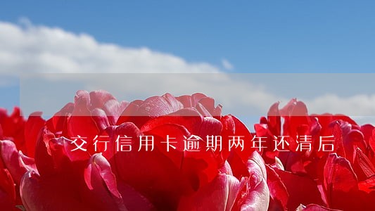 交行信用卡逾期两年还清后 交行信用卡逾期两年还清后
