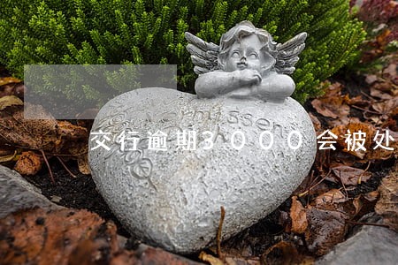 交行逾期3000会被处罚吗 交行逾期3000会被处罚吗