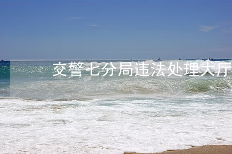 交警七分局违法处理大厅电话 交警七分局违法处理大厅电话