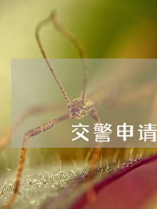 交警申请法院强制执行 交警申请法院强制执行