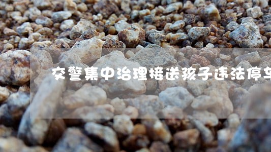 交警集中治理接送孩子违法停车 交警集中治理接送孩子违法停车