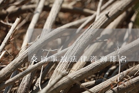 交通事故法律咨询排名 交通事故法律咨询排名