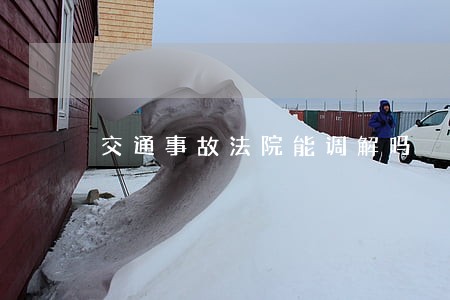 交通事故法院能调解吗 交通事故法院能调解吗