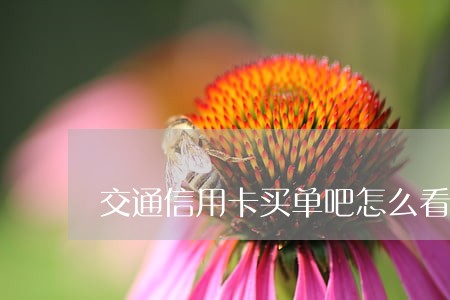 交通信用卡买单吧怎么看逾期 交通信用卡买单吧怎么看逾期