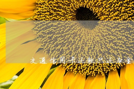交通信用卡还款只还本金可以吗 交通信用卡还款只还本金可以吗