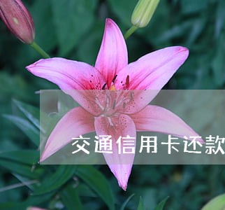 交通信用卡还款日过几天算逾期 交通信用卡还款日过几天算逾期