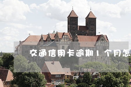 交通信用卡逾期1个月怎么办