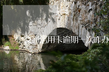 交通信用卡逾期一次咋办 交通信用卡逾期一次咋办