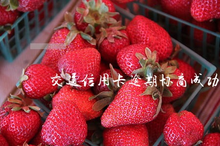 交通信用卡逾期协商成功 交通信用卡逾期协商成功
