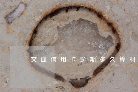 交通信用卡逾期多久算利息 交通信用卡逾期多久算利息