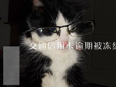交通信用卡逾期被冻结怎么办 交通信用卡逾期被冻结怎么办