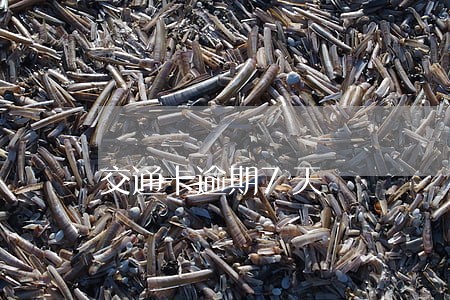交通卡逾期7天 交通卡逾期7天