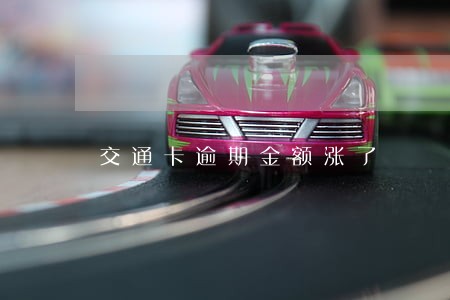 交通卡逾期金额涨了