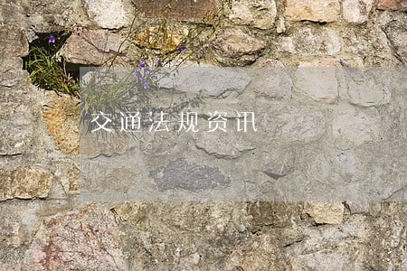 交通法规资讯 交通法规资讯