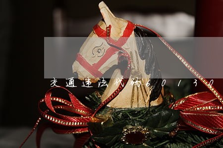 交通违法代码60130 交通违法代码60130